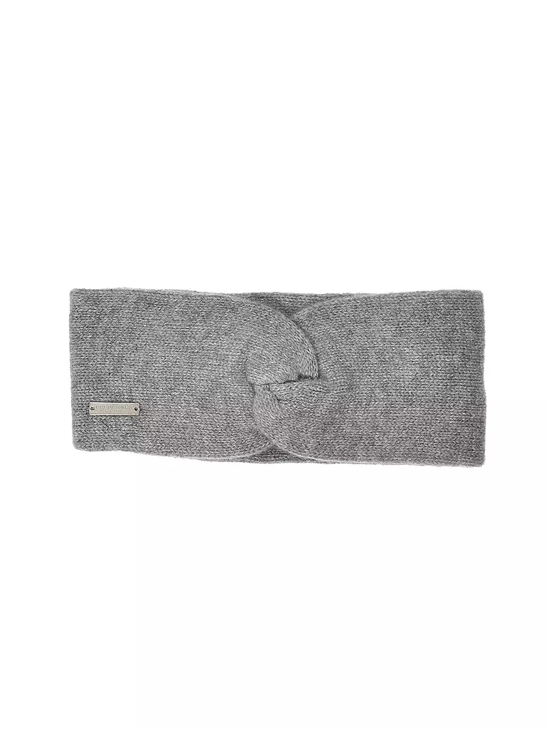 SEEBERGER | Diadema de cachemira | Gris