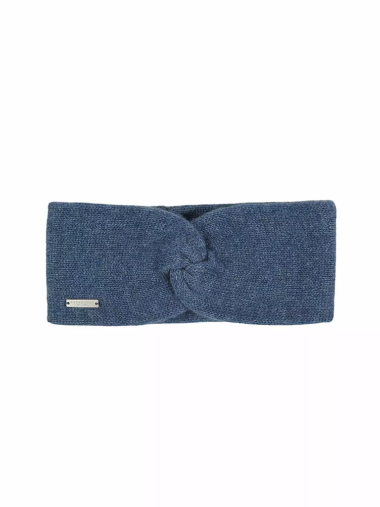 SEEBERGER | Diadema de cachemira | Azul