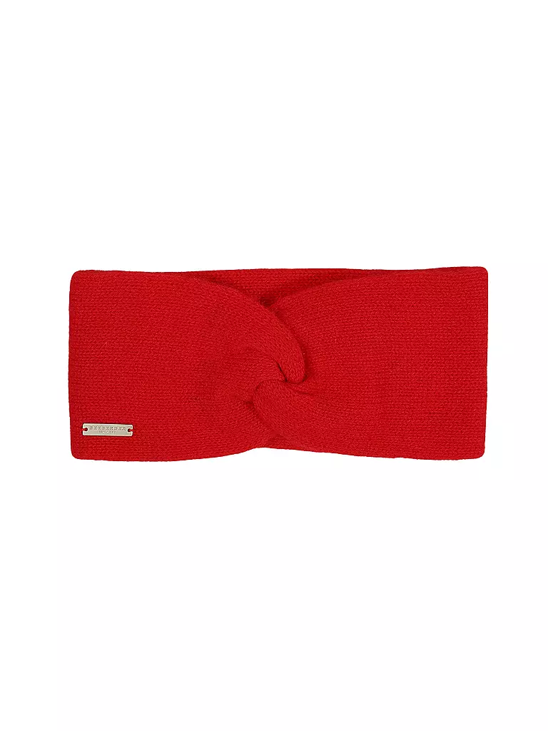 SEEBERGER | Diadema de cachemira | Rojo