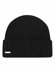 SEEBERGER | Kaschmir Mütze - Haube | Negro