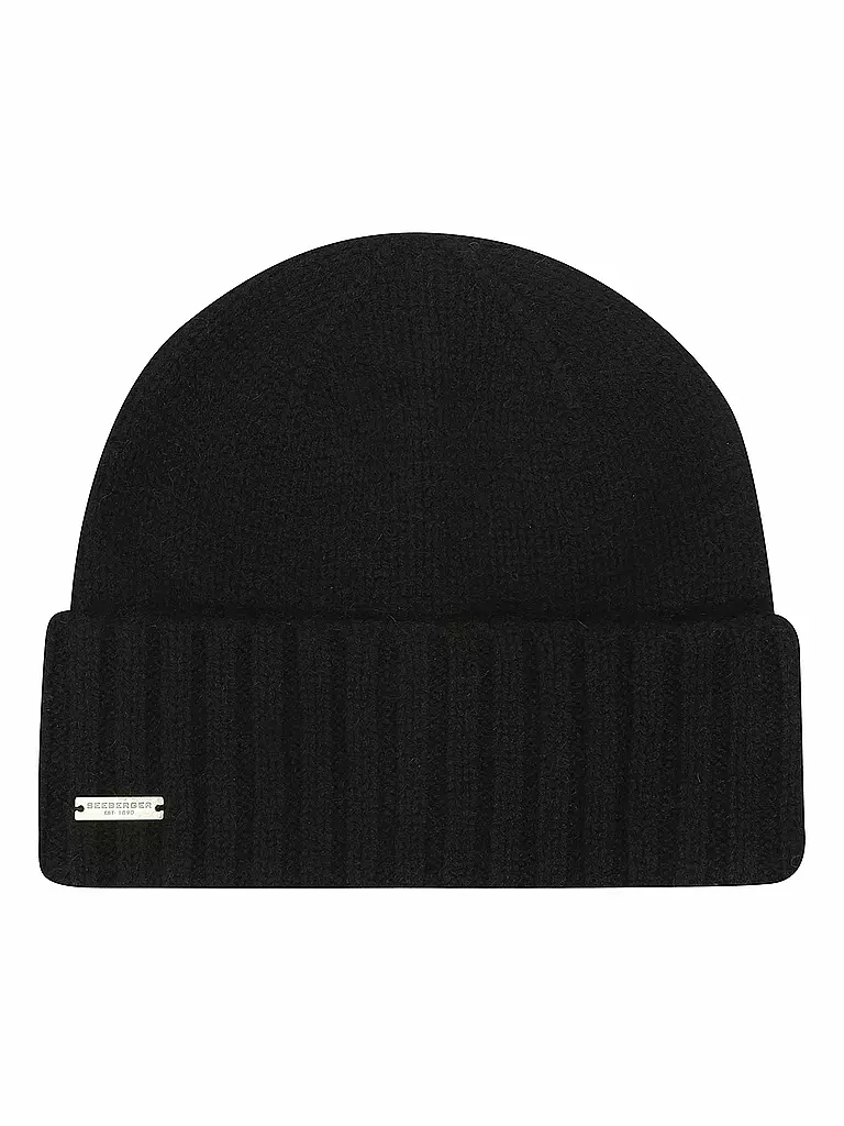 SEEBERGER | Gorro de cachemira - Gorro | Negro