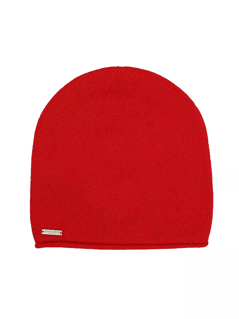 SEEBERGER | Gorro de cachemira - Gorro | Rojo