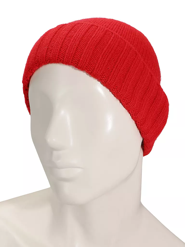 SEEBERGER | Gorro de cachemira - Gorro | Rojo