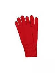 SEEBERGER | Kaschmir Handschuhe | Rojo