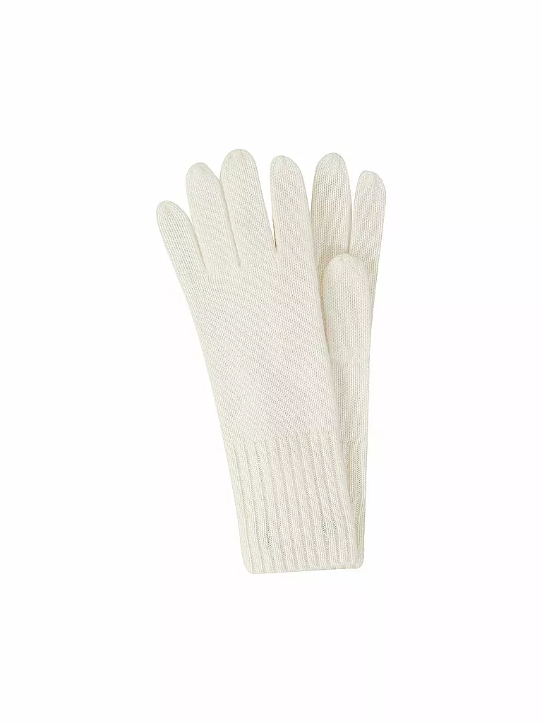 SEEBERGER | Guantes de cachemira | Crema