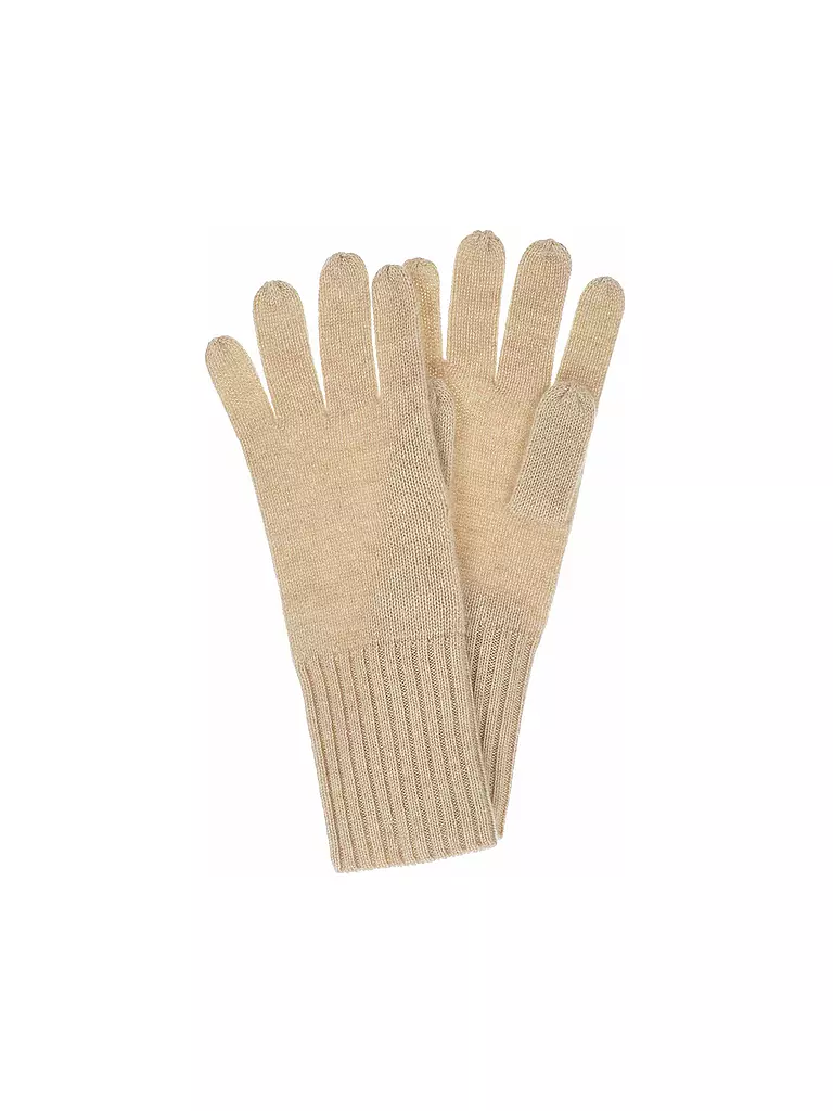 SEEBERGER | Guantes de cachemira | Beige