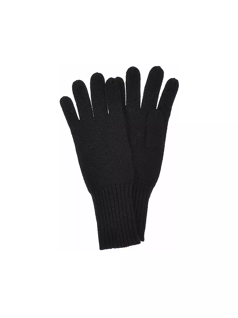 SEEBERGER | Guantes de cachemira | Negro