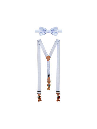 SEIDENFALTER | Set de tirantes con pajarita y clips de botón
