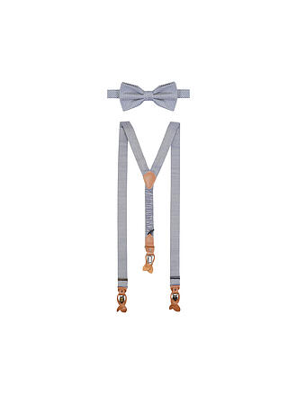 SEIDENFALTER | Set de tirantes con pajarita y clips de botón