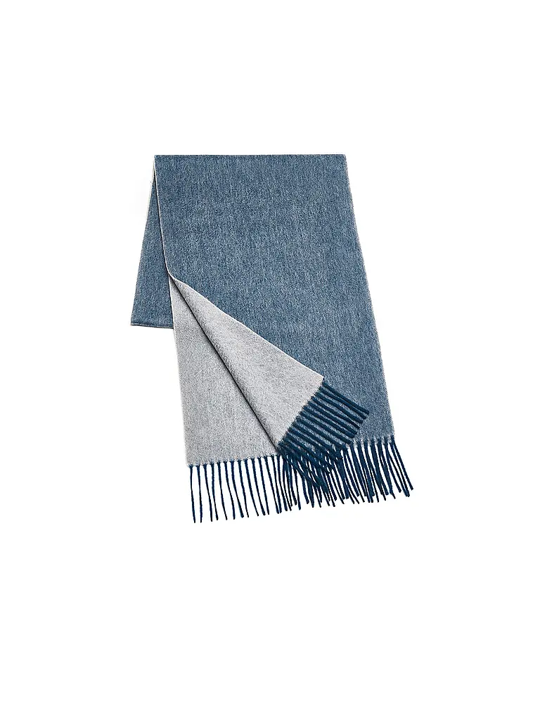 SEIDENFALTER | Chal de cachemira | Azul oscuro