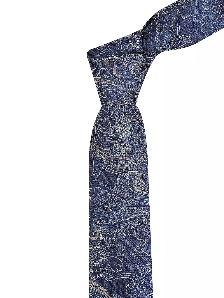 SEIDENFALTER | Corbata BIELLA | Azul oscuro