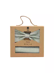 SEIDENFALTER | Set de regalo - Pajarita y pañuelo de bolsillo | Verde claro