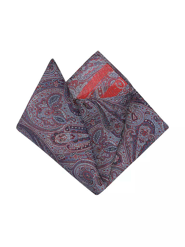 SEIDENFALTER | Pañuelo de bolsillo | Rojo oscuro