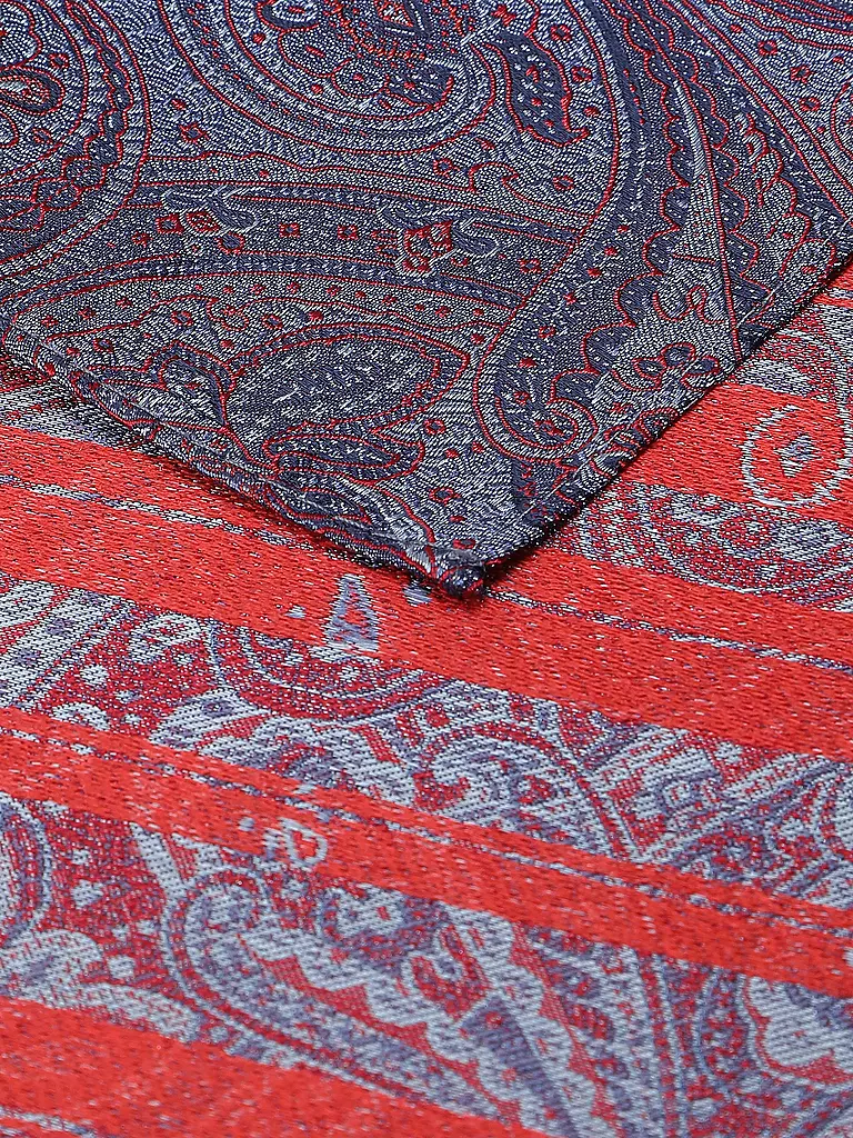 SEIDENFALTER | Pañuelo de bolsillo | Rojo oscuro