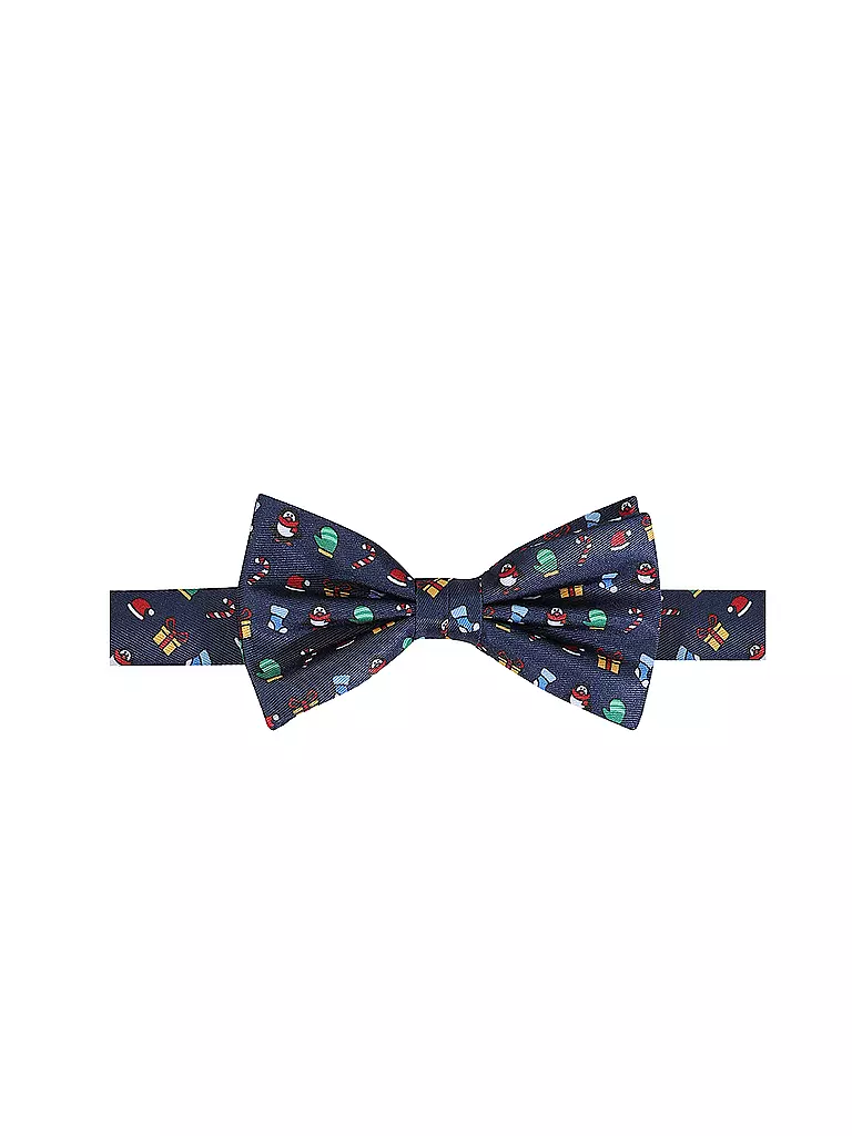 SEIDENFALTER | Set de pajarita y pañuelo de bolsillo PRINCE BOWTIE | Azul oscuro