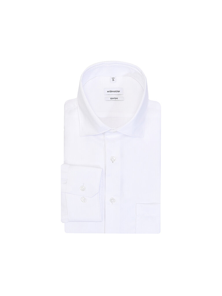 Camisa de vestir corte confort blanco 41