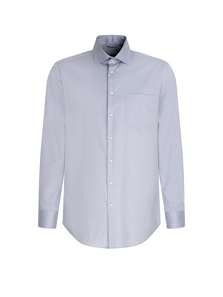 Camisa de vestir corte confort azul claro 47
