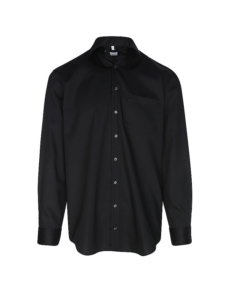 Camisa de vestir corte confort negro 41