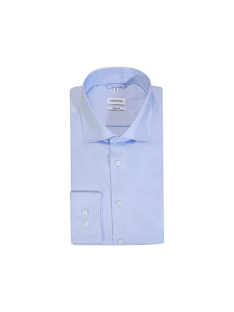 Camisa Regular Fit azul claro 40