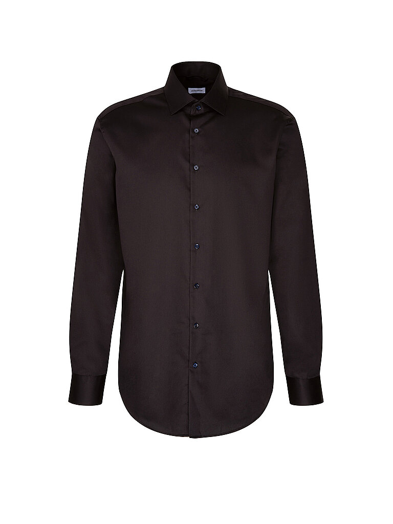 Camisa de corte regular negro 40