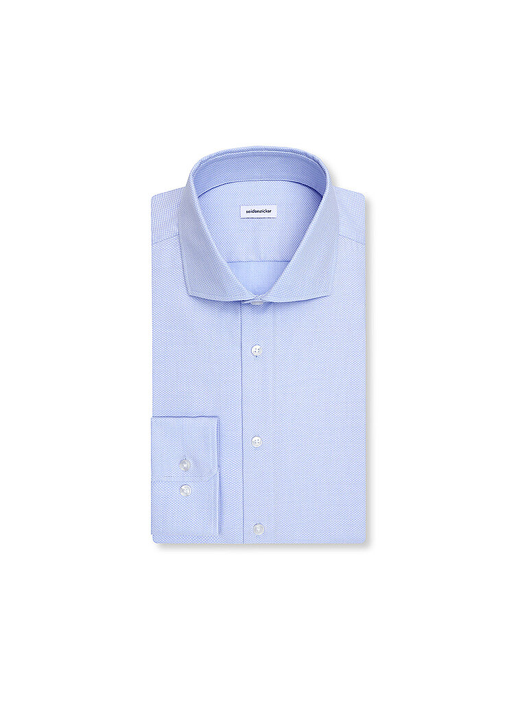 Camisa corte entallado azul claro 44