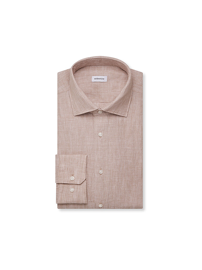 Camisa de lino beige 45