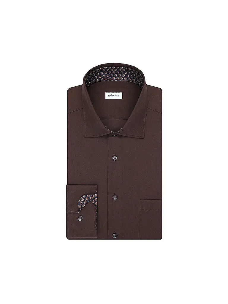 SEIDENSTICKER | Camisa de vestir | Marrón