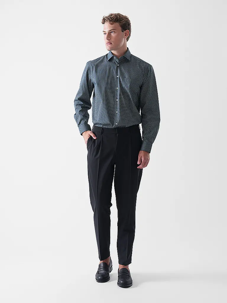 SEIDENSTICKER | Camisa Regular Fit | Verde oscuro
