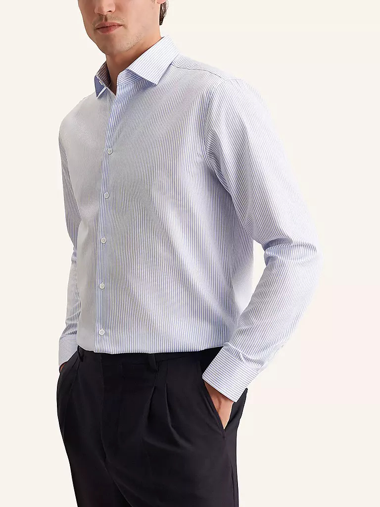 SEIDENSTICKER | Camisa Regular Fit | Azul claro
