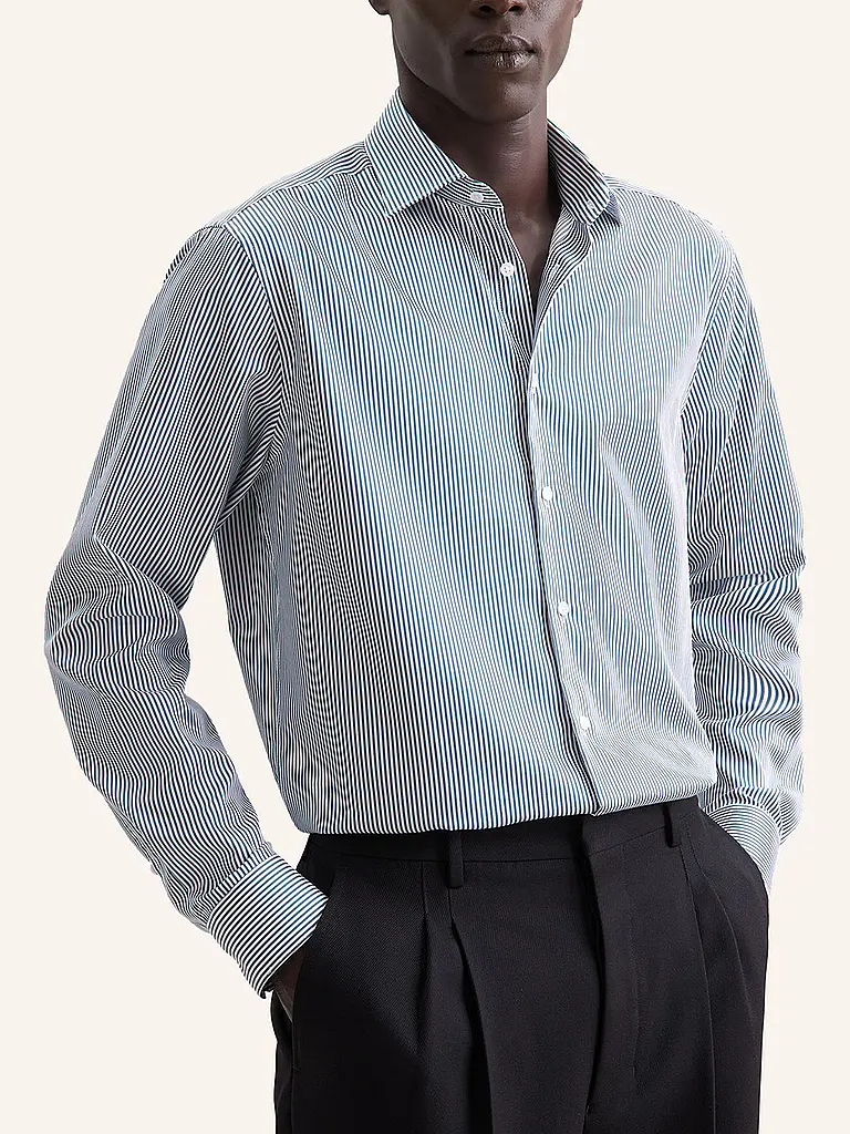 SEIDENSTICKER | Camisa Regular Fit | Petróleo