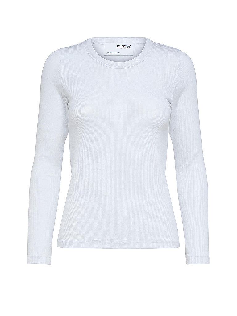 Camiseta de manga larga SLFDIANNA blanco L