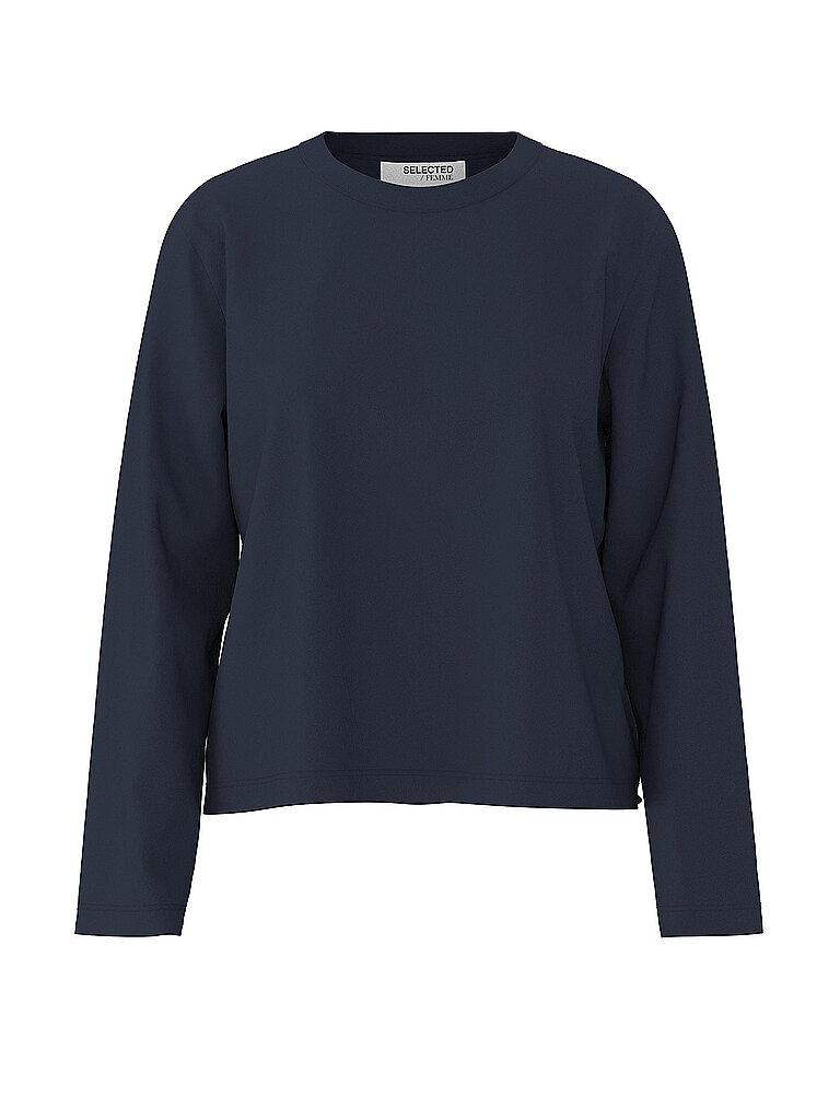 Camiseta de manga larga SLFESSENTIAL azul oscuro L