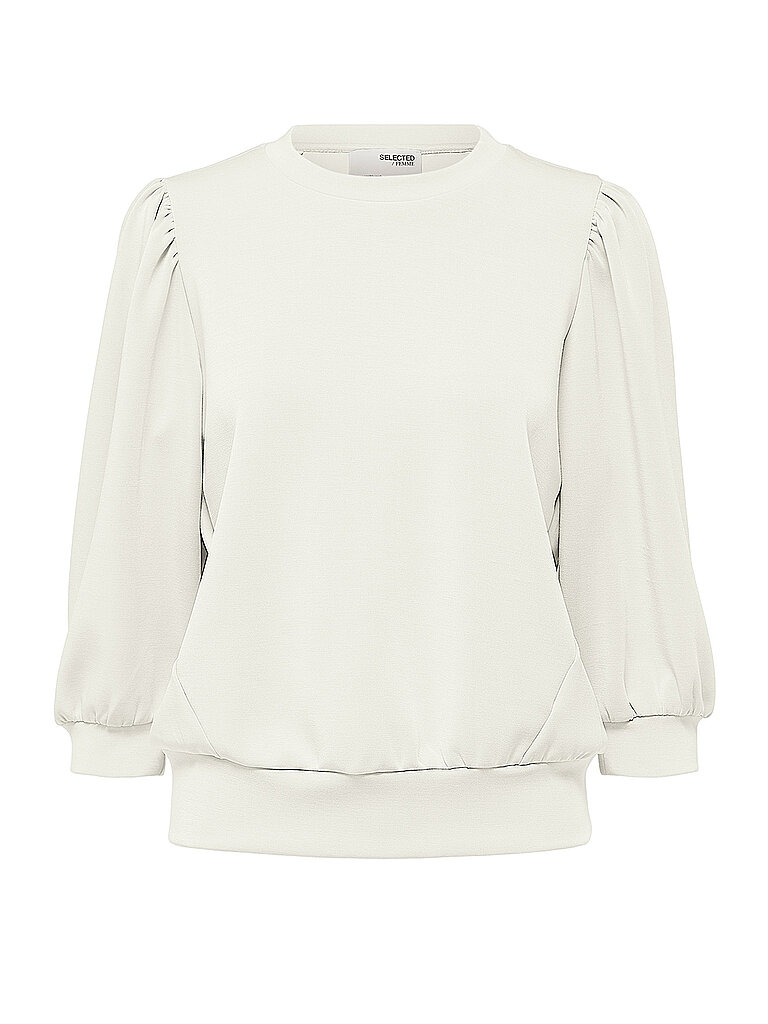 Sweater SLFTENNY blanco M