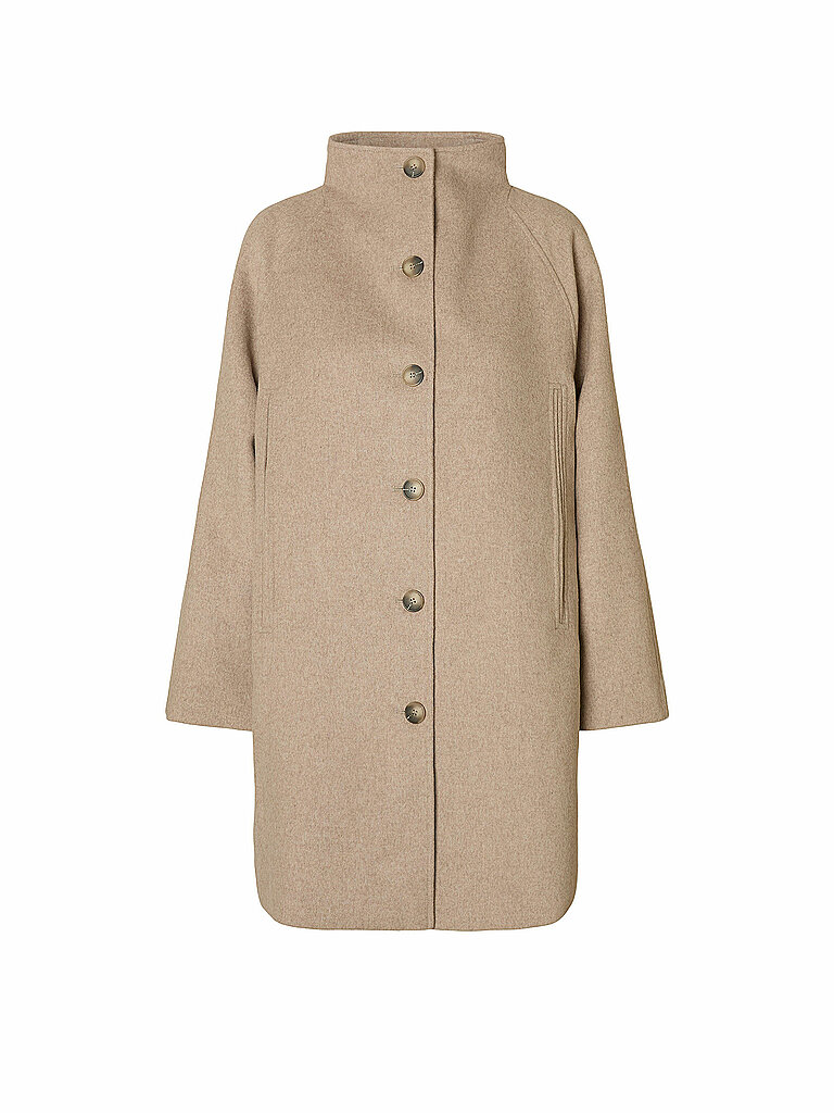 Selected Femme Abrigo SLFVINNI beige