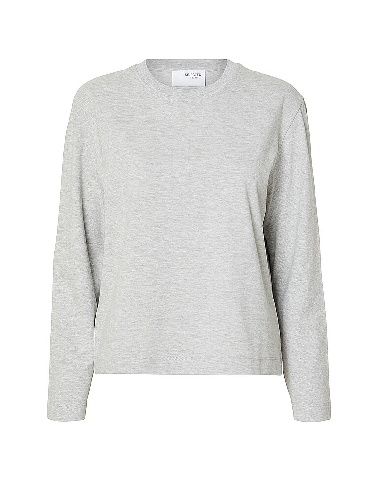 Camiseta de manga larga SLFESSENTIAL gris claro S