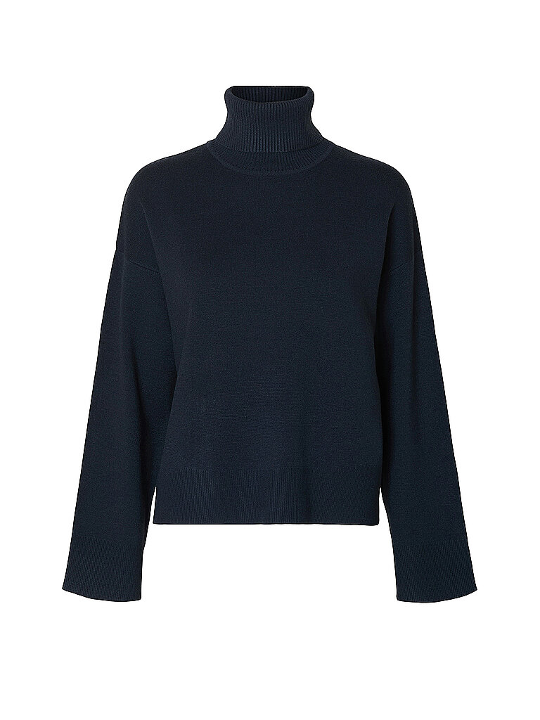 Jersey de cuello alto SLFKAMMA azul oscuro XL