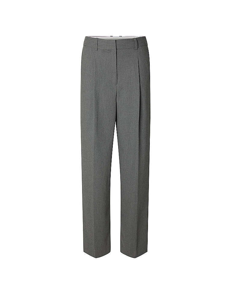 Selected Femme Marlenehose SLWWIDE MARA gris