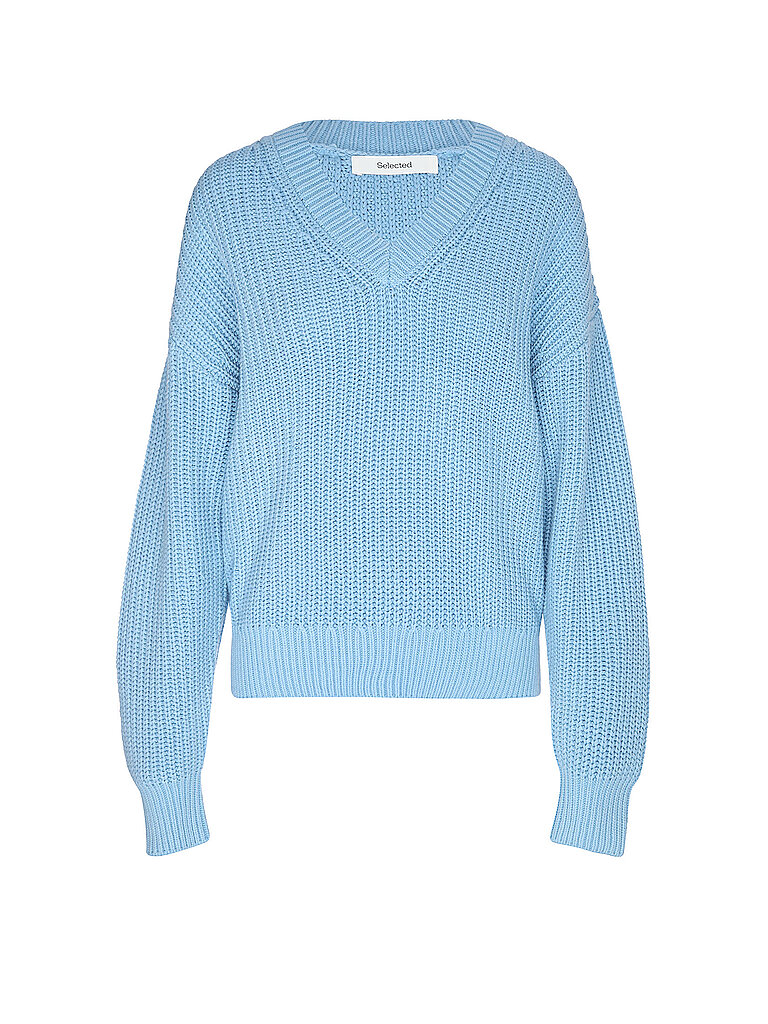 Selected Femme Pullover SLWSELMA azul claro