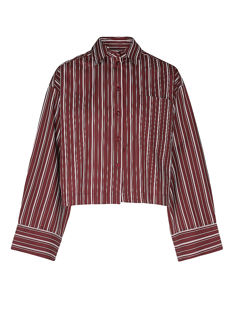 Selected Femme Blusa SLFASTHA rojo oscuro