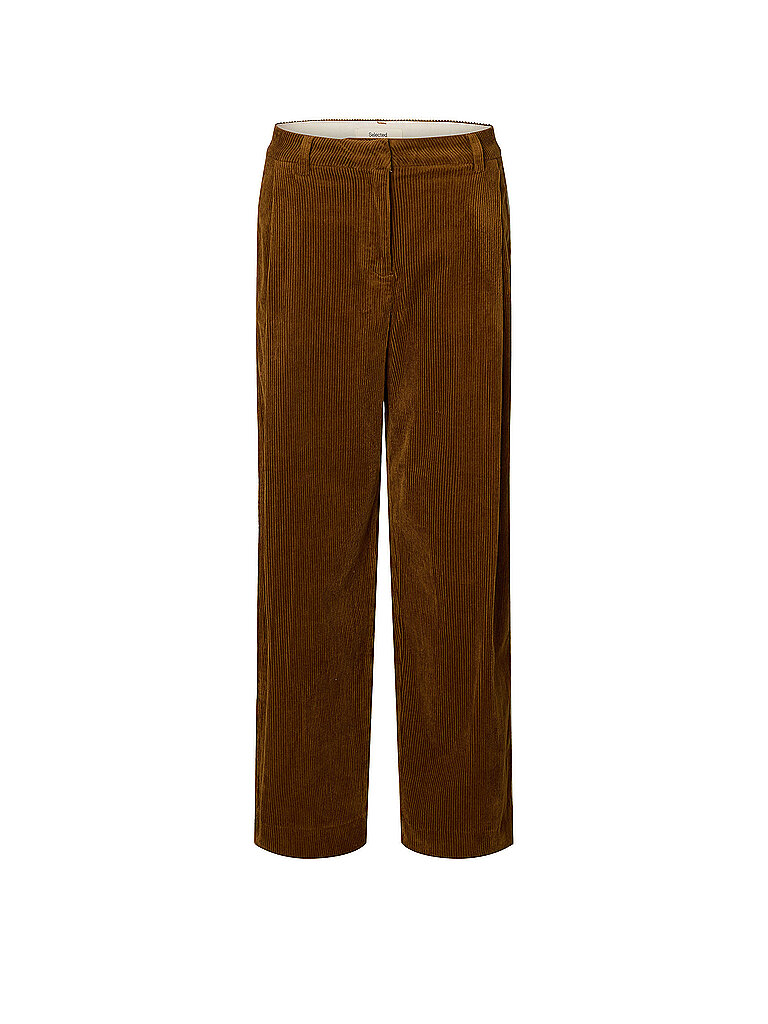 Selected Femme Pantalón Marlene SLWWIDE marrón