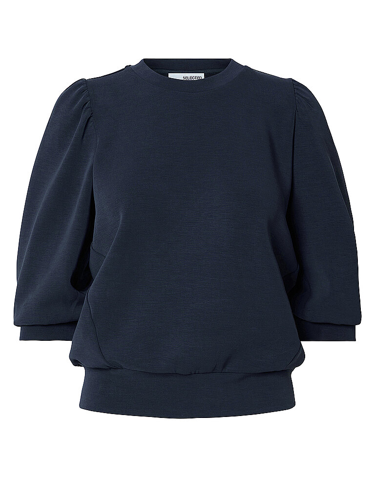 Selected Femme Sudadera SLWTENNY azul oscuro