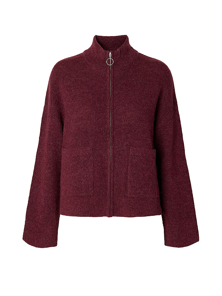 Selected Femme Cárdigan SLWSIA rojo oscuro