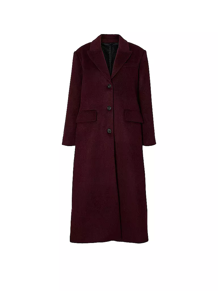 SELECTED FEMME | Abrigo de lana | Rojo oscuro
