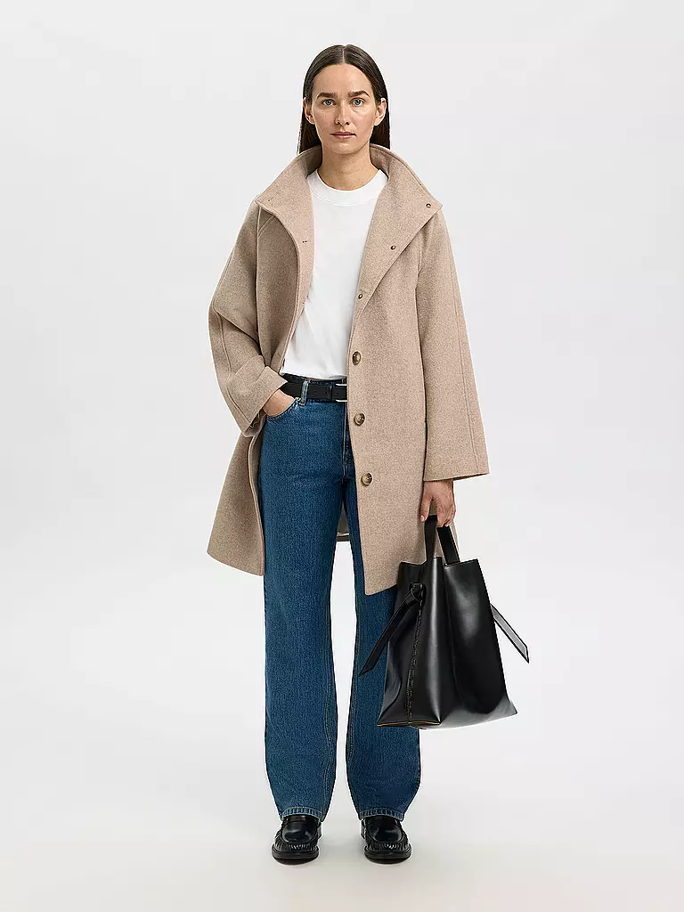 SELECTED FEMME | Abrigo SLFVINNI | Beige