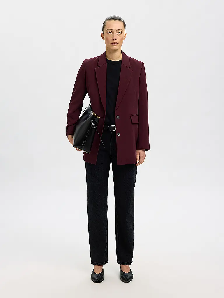 SELECTED FEMME | Blazer SLFRITA | Rojo oscuro