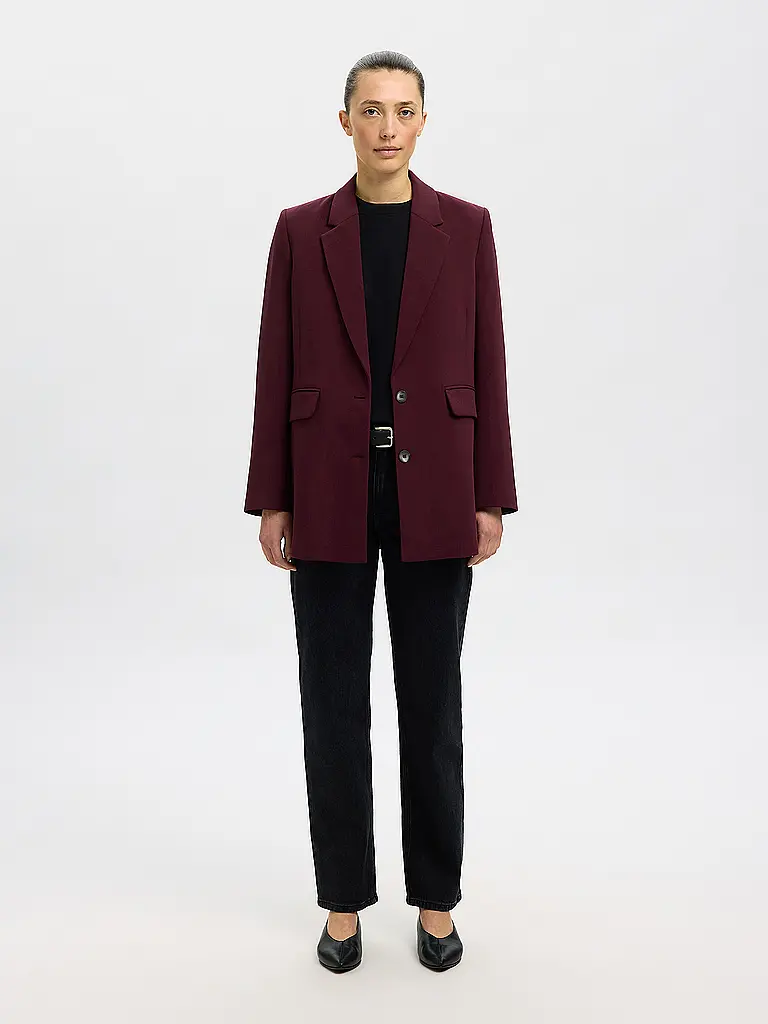 SELECTED FEMME | Blazer SLFRITA | Rojo oscuro