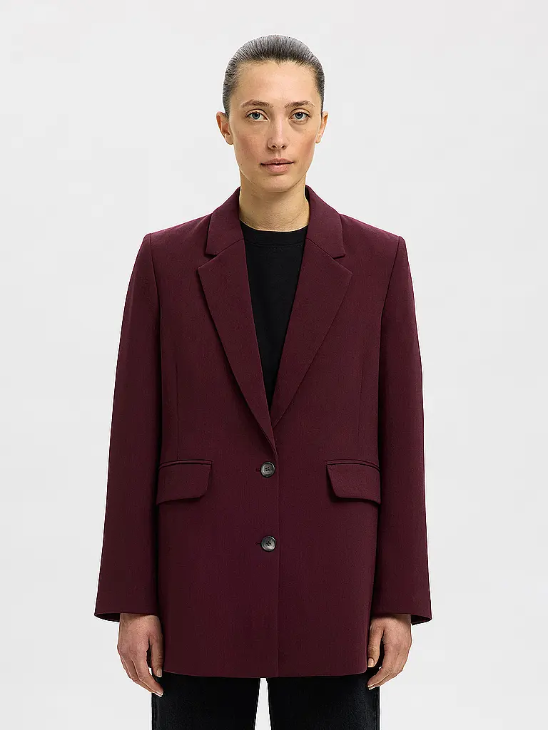 SELECTED FEMME | Blazer SLFRITA | Rojo oscuro