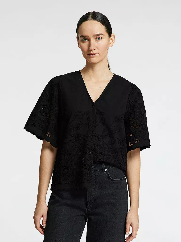SELECTED FEMME | Blusa SLFDAHLIA BRODERI | Negro