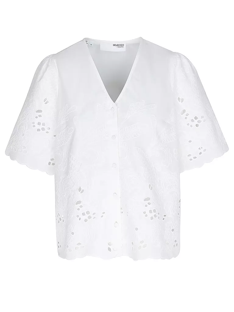 SELECTED FEMME | Bluse SLFDAHLIA BRODERI | Blanco