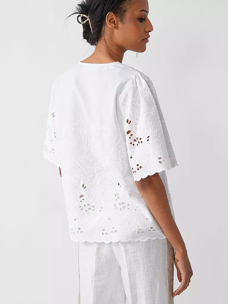 SELECTED FEMME | Bluse SLFDAHLIA BRODERI | Blanco
